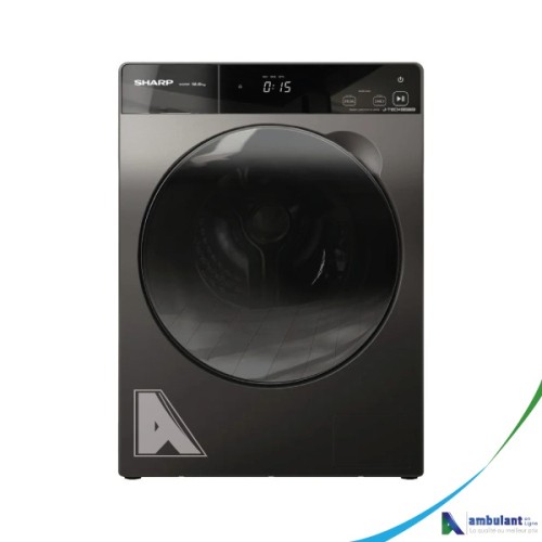 Machine à laver SHARP 10.5Kg ES-FS1054KJZ-G Gris-noir