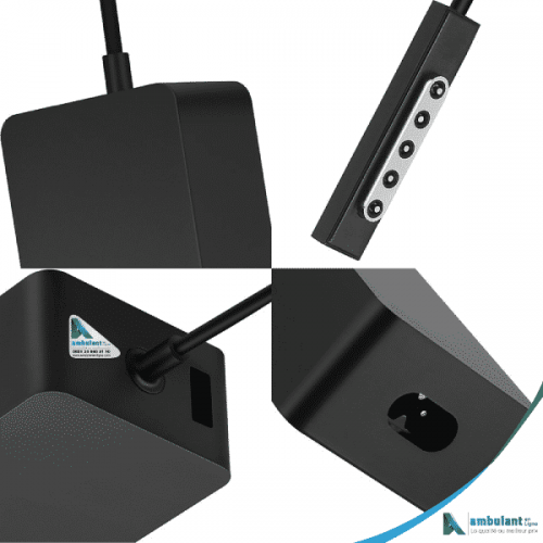 Chargeur Microsoft Surface Pro 2 12V 3.6