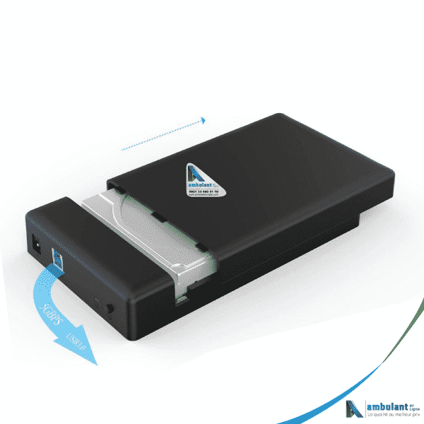 Boitier Disque Dur Externe 3.5 Pouces Pour Disque Dur interne HDD USB 3.0