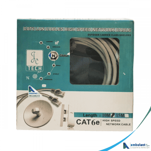 Câble ethernet cat 6 15m RJ45