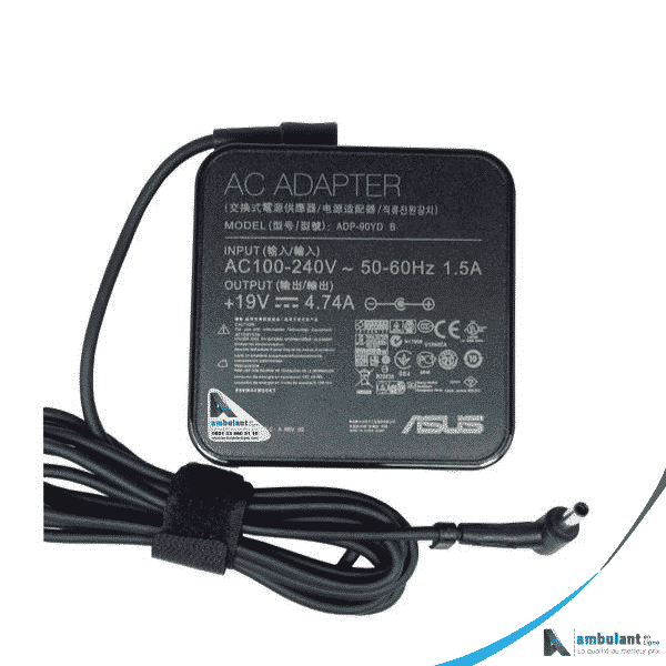 Chargeur secteur ASUS 100% compatible 90W - Port