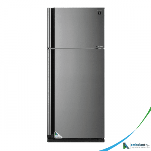 Réfrigérateur 2 portes inverter no frost 642L en couleur argent avec plasma cluster SHARP SJ-SE75D-SL
