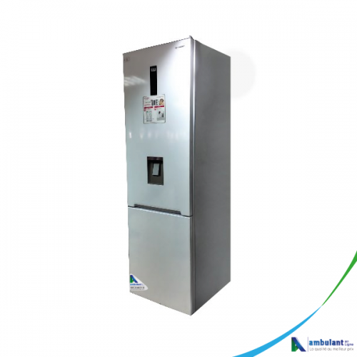 Réfrigérateur combiné 360L A+ gris SHARP SJ-BG465D-SS2