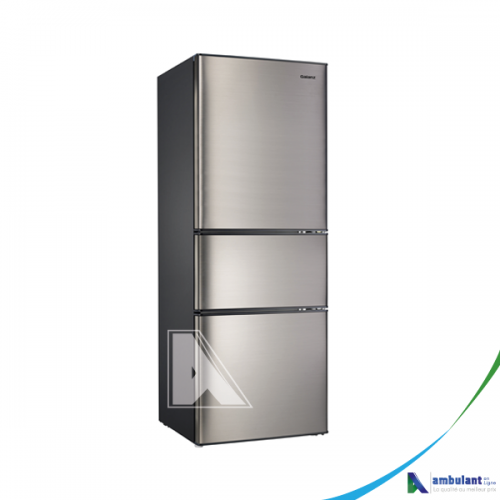 Réfrigérateur combine GALANZ 320 litres 3 portes nofrost BCD256WT