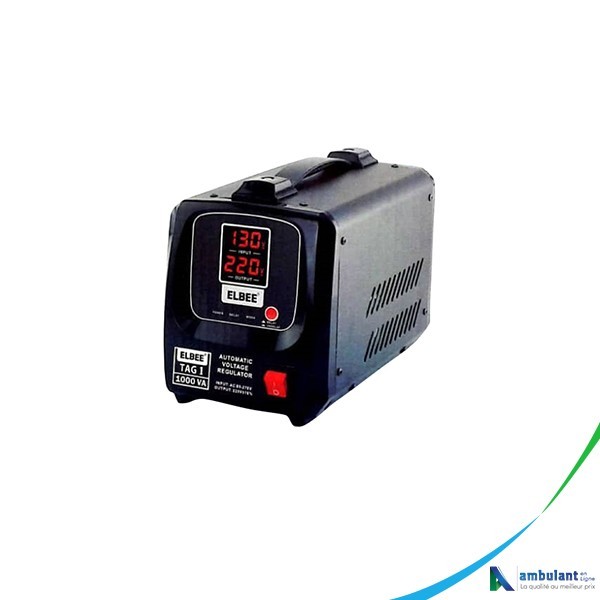 Régulateur ou stabilisateur de tension électrique de qualité Innova model  AB- de puissance 1000 Va - Bon Comptoir